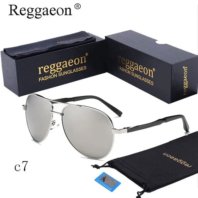 2019 classic reggaeon Brand Design Hot Sunglasses Men Polarized UV400 Eyes Protect Sports Coating Sun Glasses Google Pilot 1306