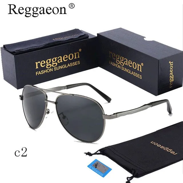 2019 classic reggaeon Brand Design Hot Sunglasses Men Polarized UV400 Eyes Protect Sports Coating Sun Glasses Google Pilot 1306