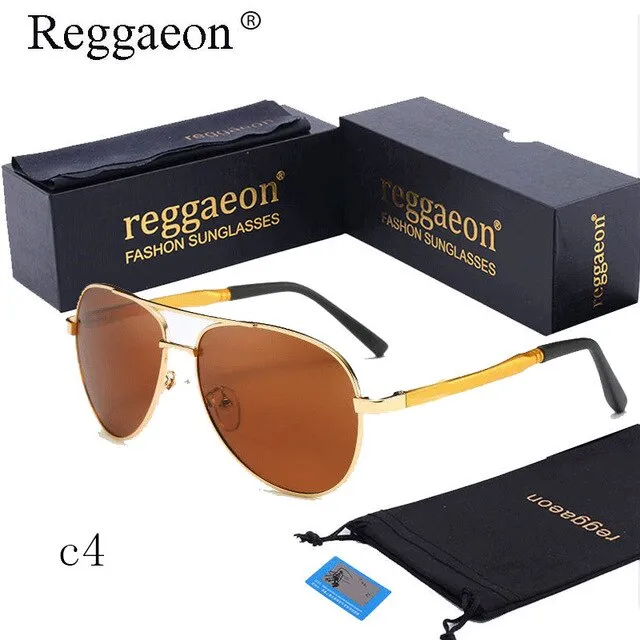 2019 classic reggaeon Brand Design Hot Sunglasses Men Polarized UV400 Eyes Protect Sports Coating Sun Glasses Google Pilot 1306