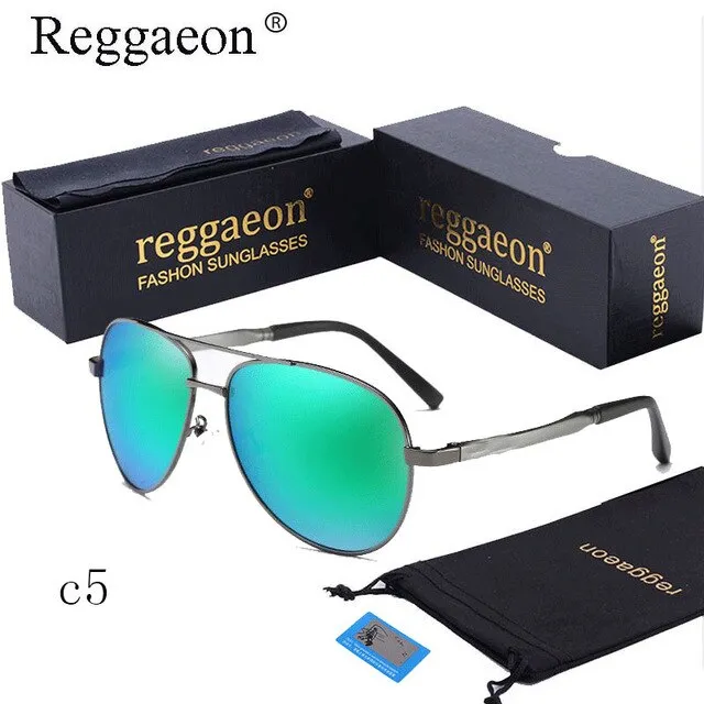 2019 classic reggaeon Brand Design Hot Sunglasses Men Polarized UV400 Eyes Protect Sports Coating Sun Glasses Google Pilot 1306