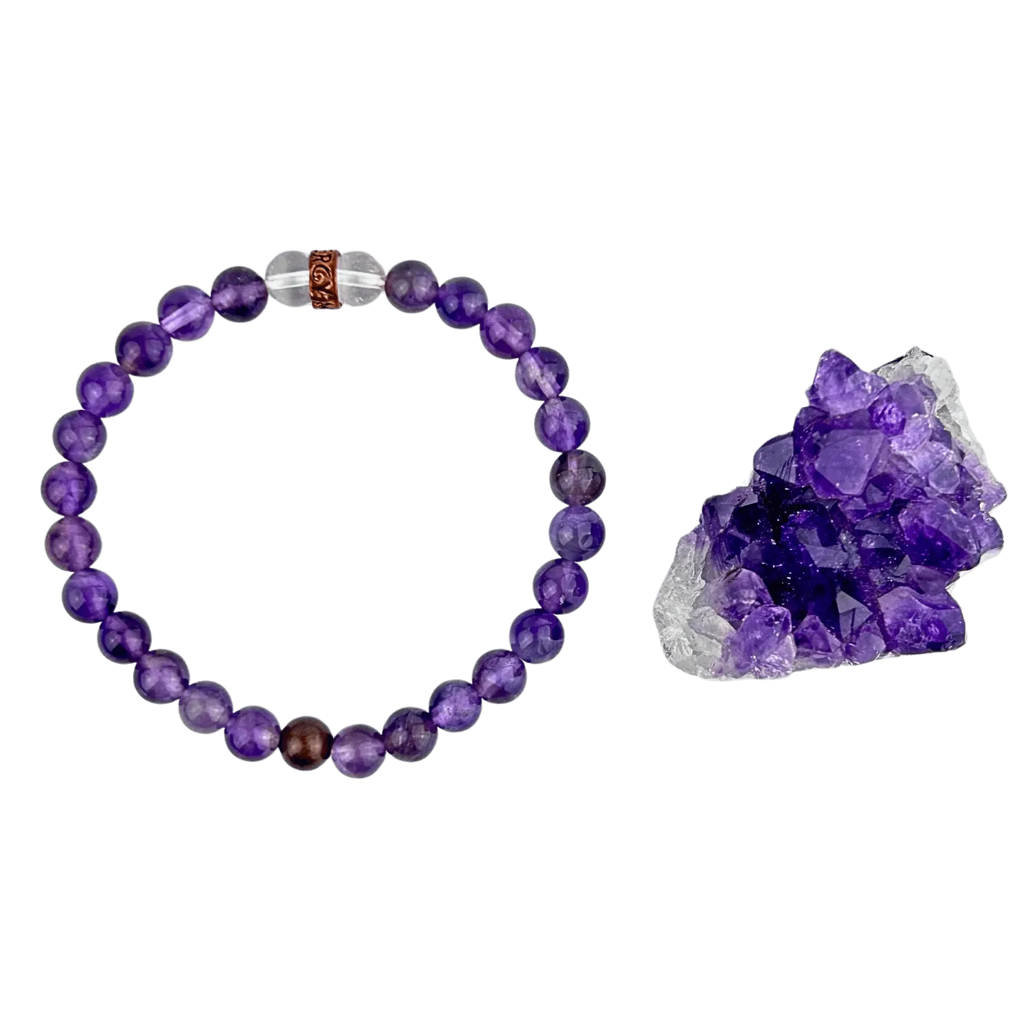 Amethyst Bracelet   Cluster #284