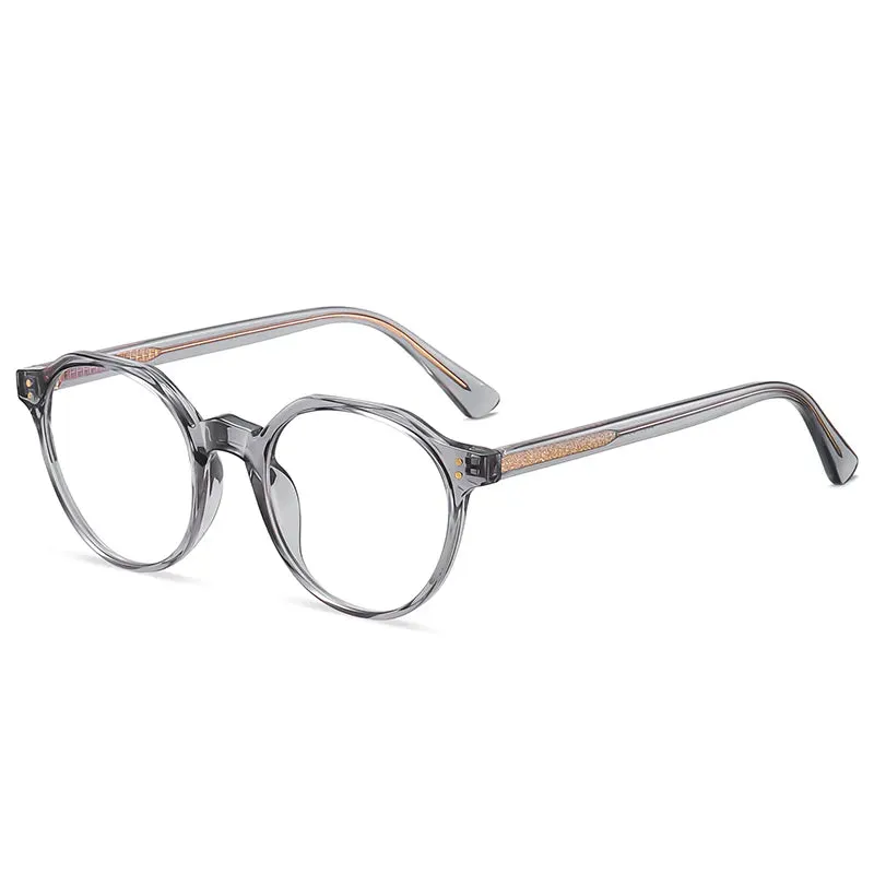 Anti Radiation Round Transparent Eyeglasses