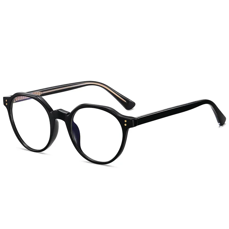 Anti Radiation Round Transparent Eyeglasses