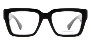 Bottega Veneta® BV1153O Designer Rectangular Glasses - Premium Quality Eyewear