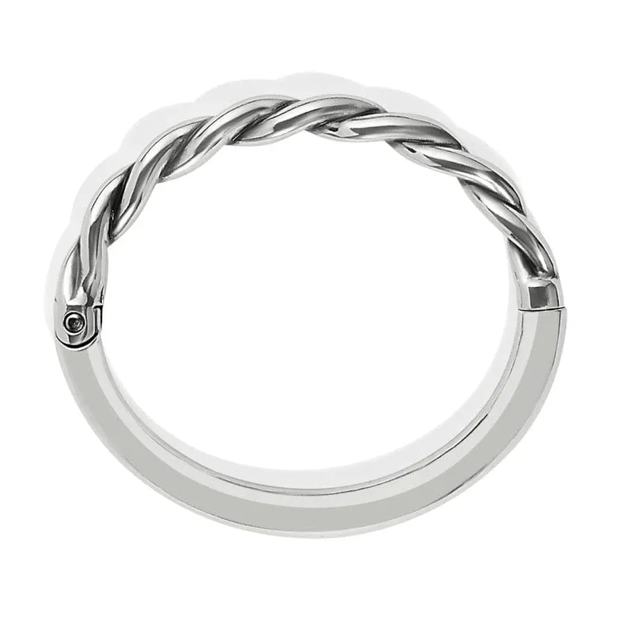 Brighton Interlok Twist Hinged Bangle