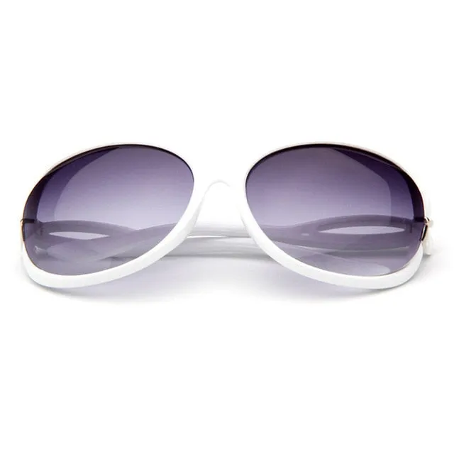 Butterfly Mirror Foot Sunglasses Women