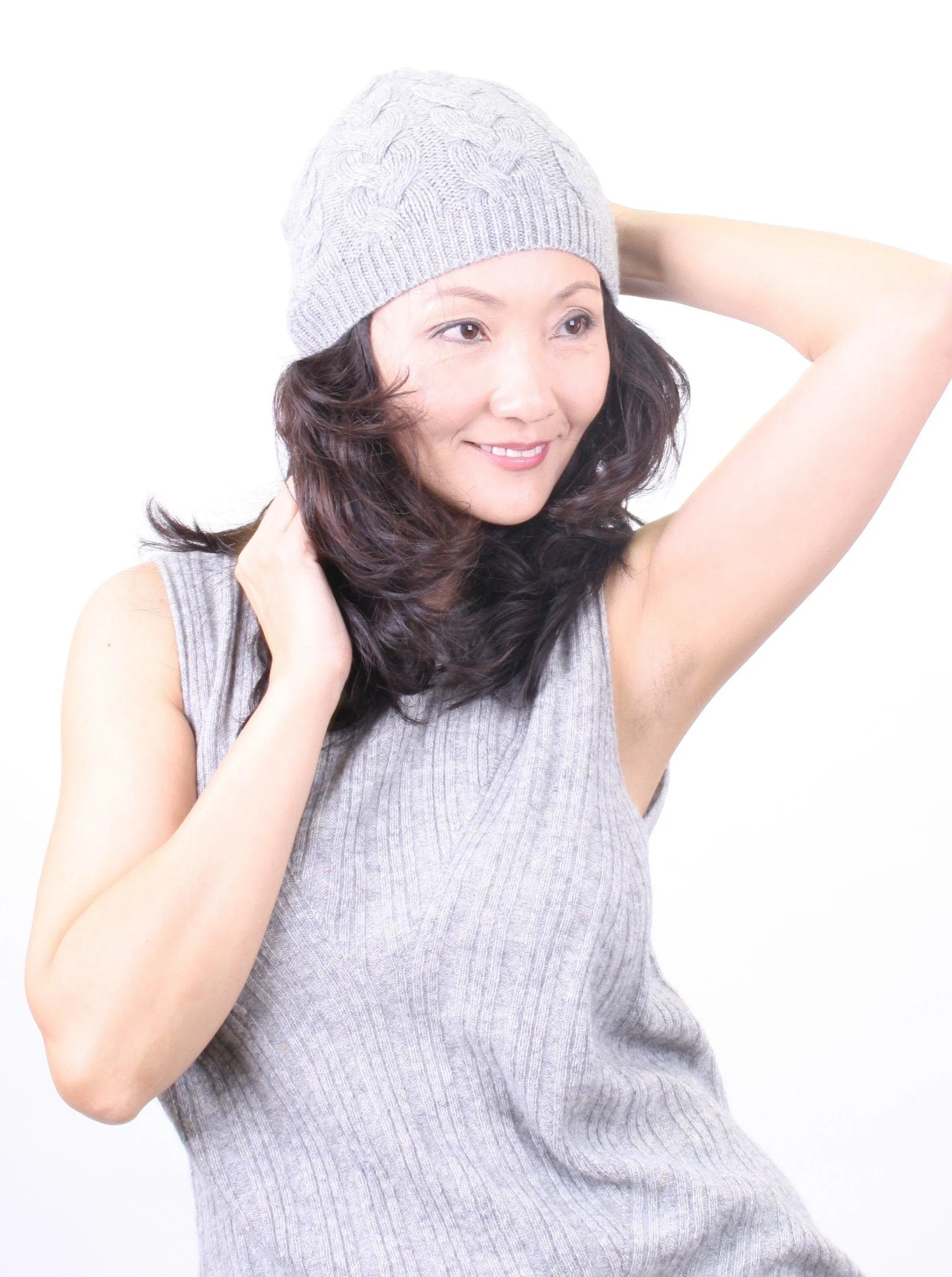 Cable-Knit Beanie