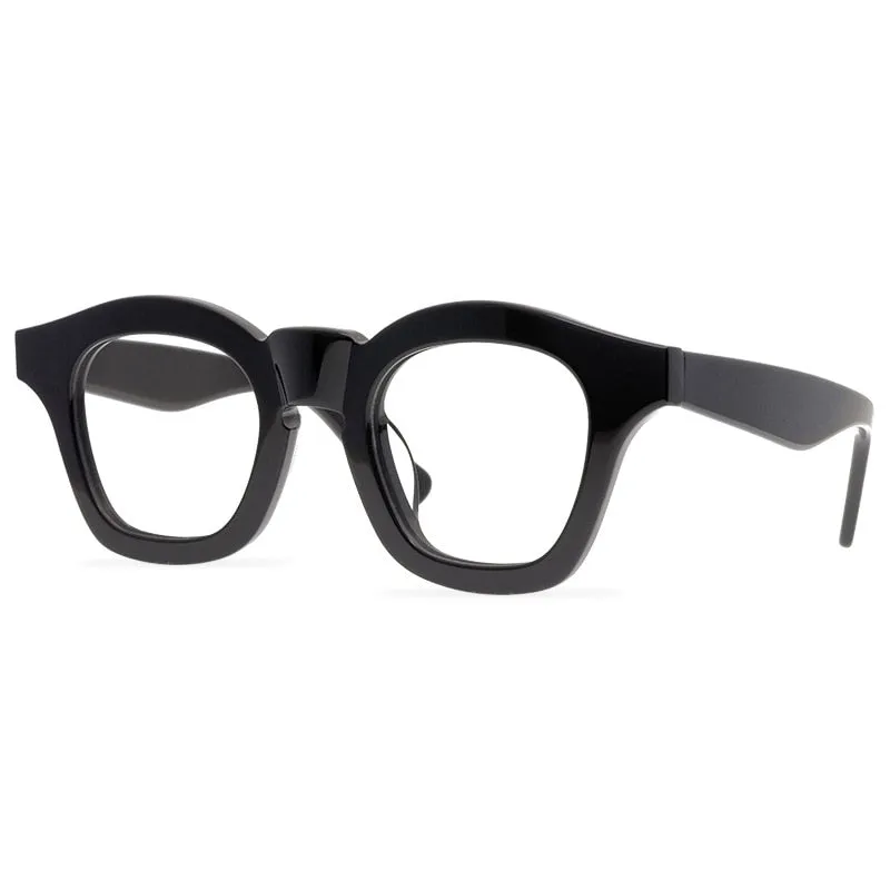 CCspace Unisex Full Rim Round Acetate Reading Glasses R47361