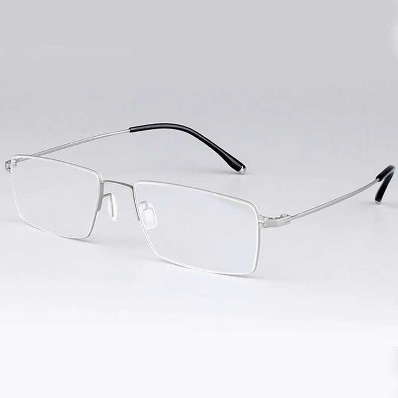 Chashma Men's Full Rim Square Titanium Eyeglasses 5807