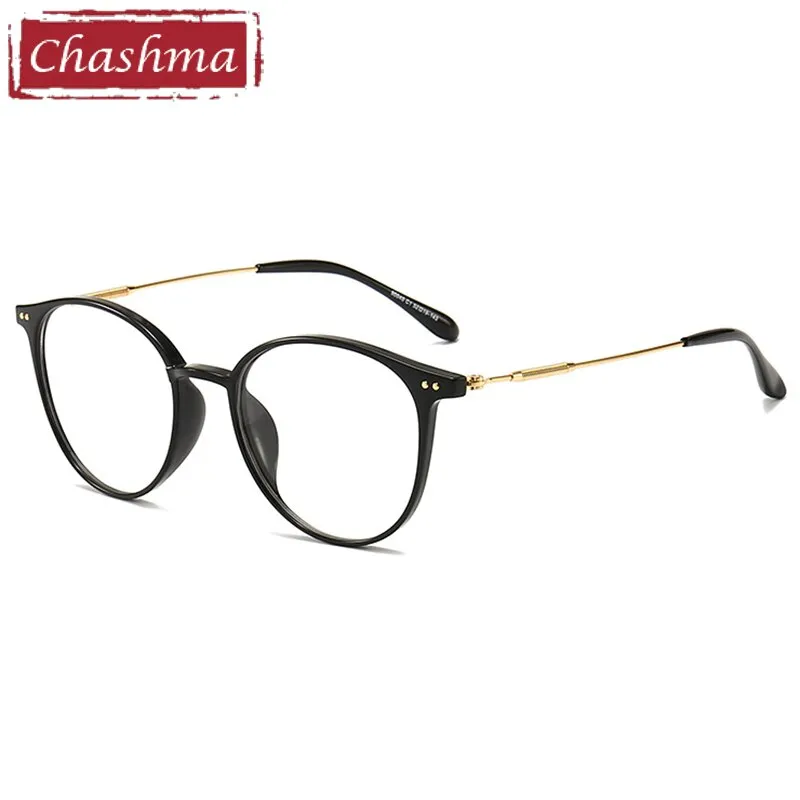 Chashma Unisex TR 90 Titanium Round Full Rim Frame Eyeglasses 90045