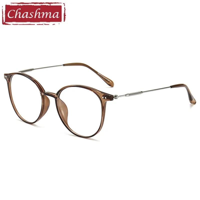 Chashma Unisex TR 90 Titanium Round Full Rim Frame Eyeglasses 90045