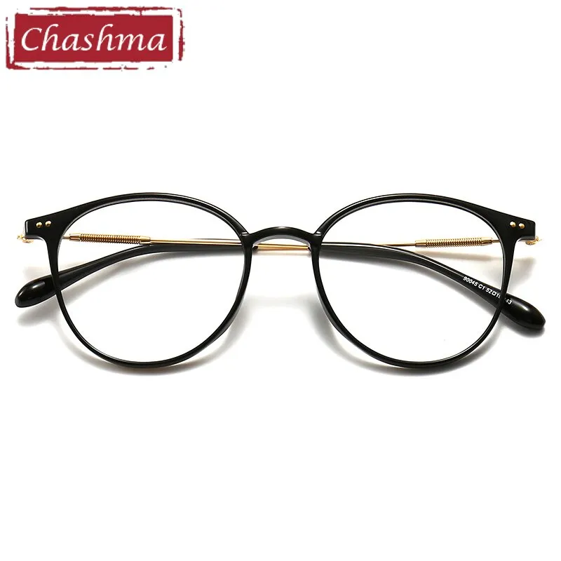 Chashma Unisex TR 90 Titanium Round Full Rim Frame Eyeglasses 90045