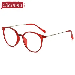 Chashma Unisex TR 90 Titanium Round Full Rim Frame Eyeglasses 90045