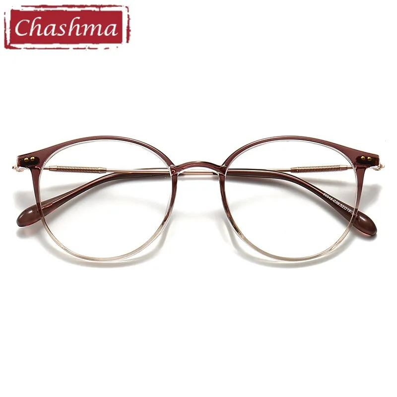 Chashma Unisex TR 90 Titanium Round Full Rim Frame Eyeglasses 90045