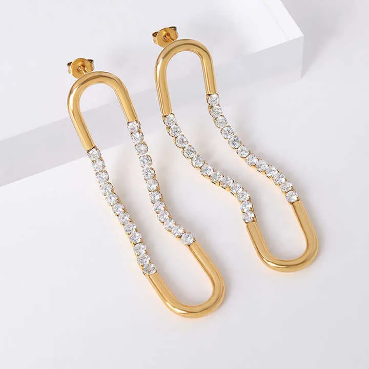 Dangle U Shape Earrings