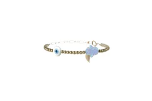 EVIL EYE   HAND OPAL Bracelet