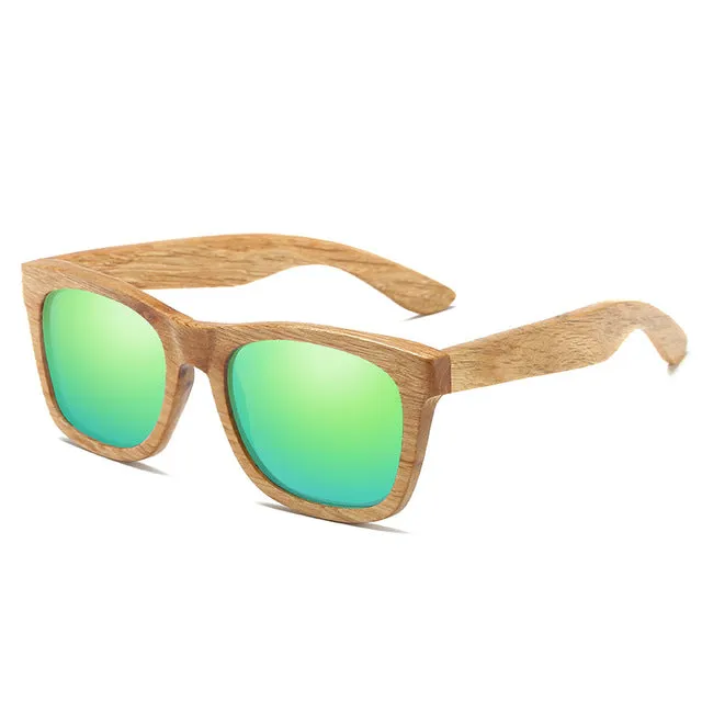 EZREAL New Men's Du Wooden Polarized Sun Glasses Retro Men and Women Luxury Handmade Wooden Sunglasses for Friends as Gifts