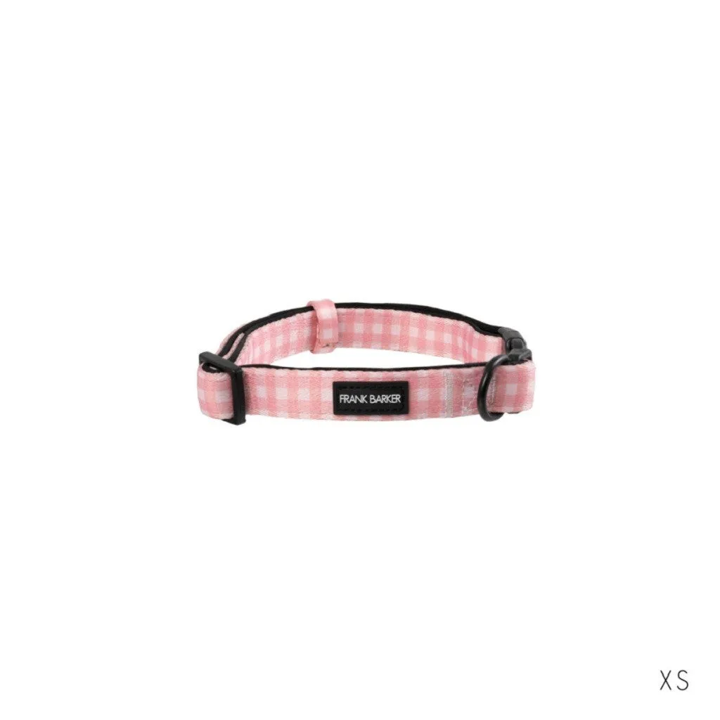 Frank Barker Pink Gingham Collar XS