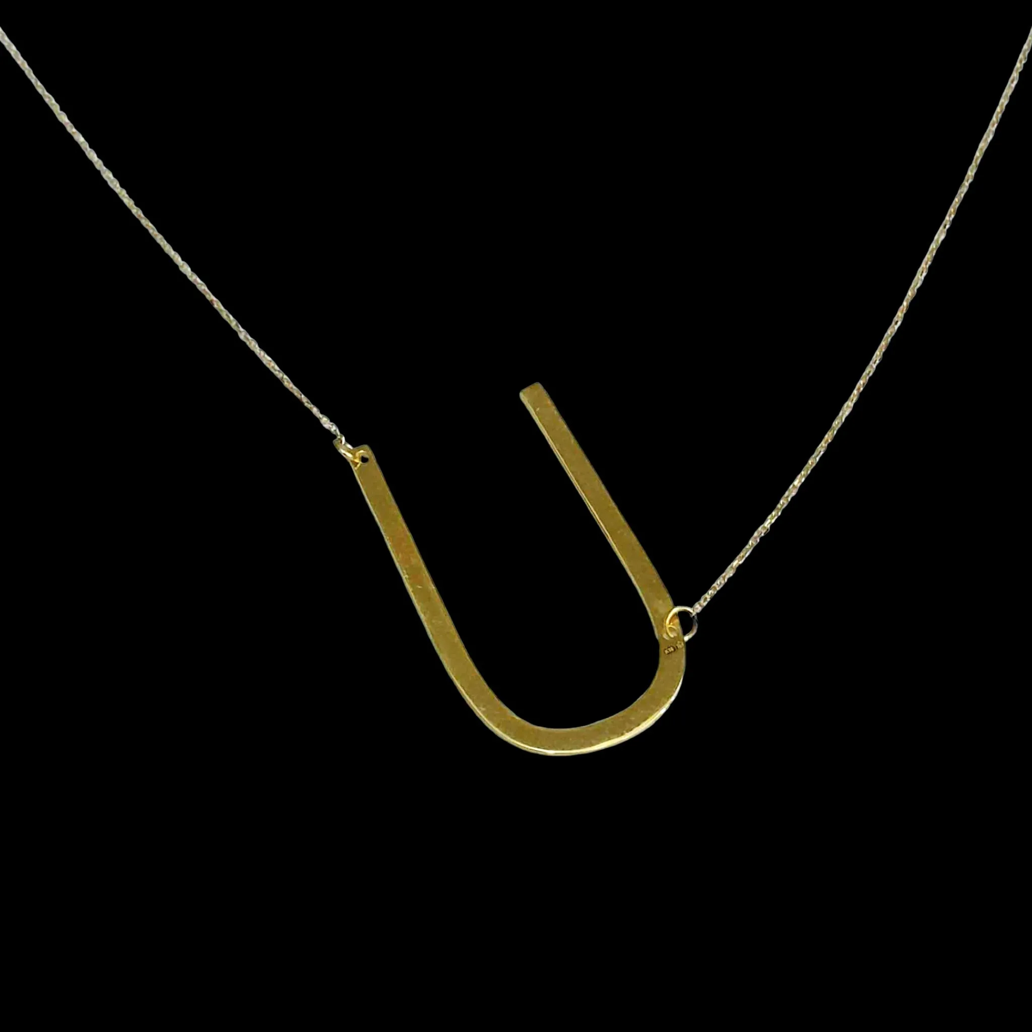 #GOLD2024 | Large Golden Alphabet Letter Necklace 18kt 20”