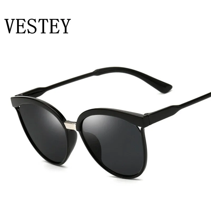 High Quality Cat Eye Sunglasses Women Brand Designer Vintage Ladies Sun glasses New Fashion femme Gafas Oculos  HD Lens UV400