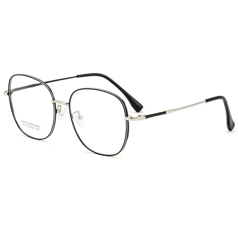 Hotony Unisex Full Rim Aluminum Magnesium Alloy Frame Eyeglasses AC012