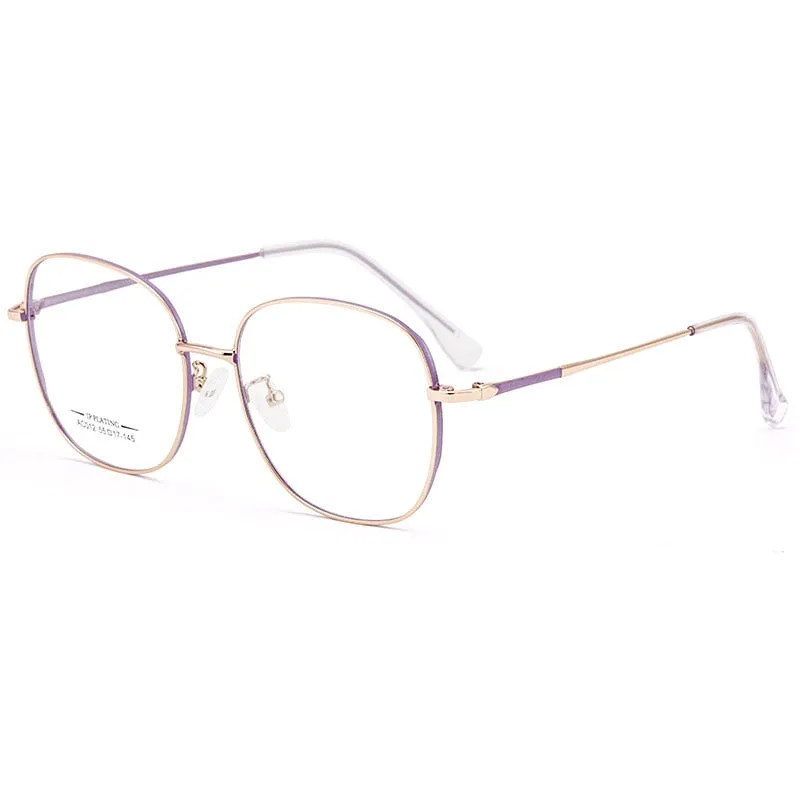 Hotony Unisex Full Rim Aluminum Magnesium Alloy Frame Eyeglasses AC012