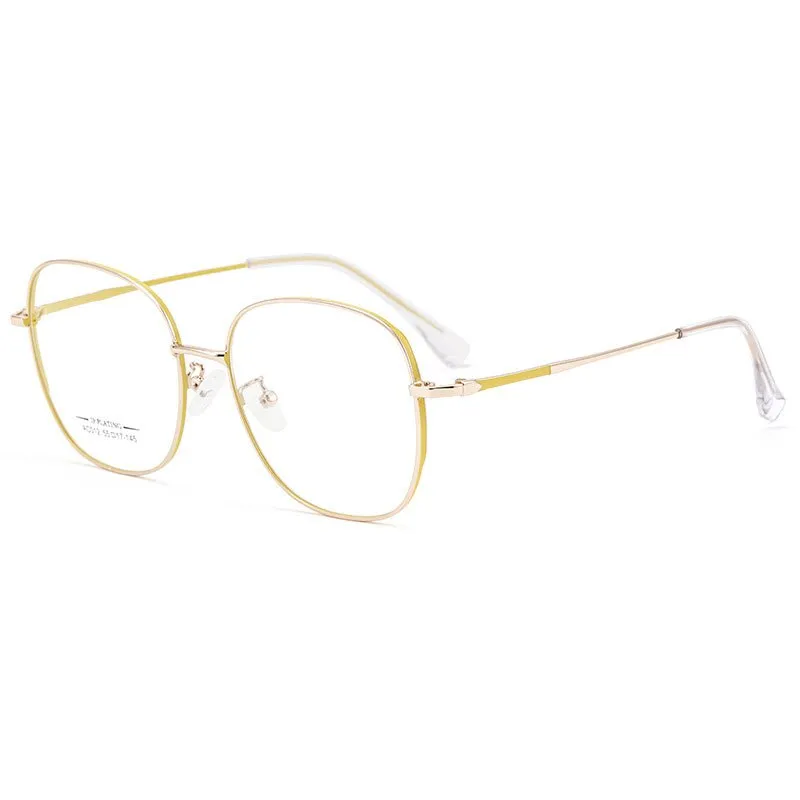 Hotony Unisex Full Rim Aluminum Magnesium Alloy Frame Eyeglasses AC012