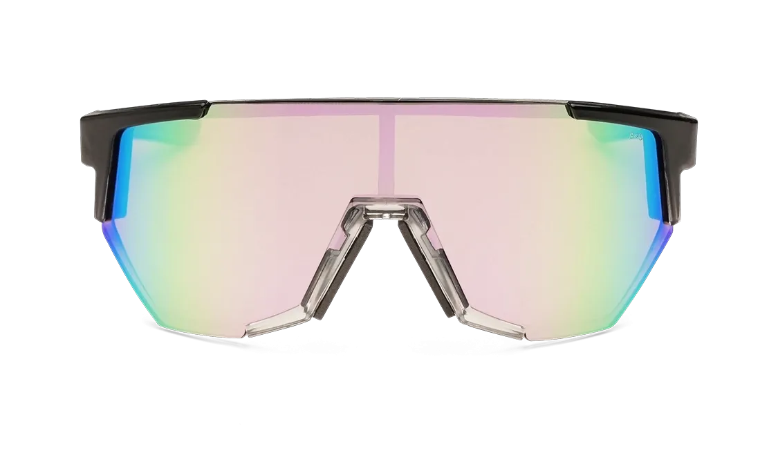 JAGER Bomb Safety - Polarized Rose Gold Pink Mirror Crystal