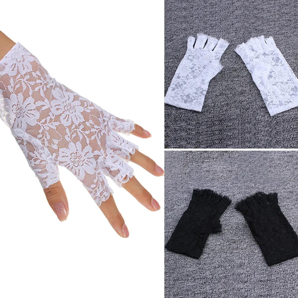 Lady Lace Fingerless Gloves/Mitten