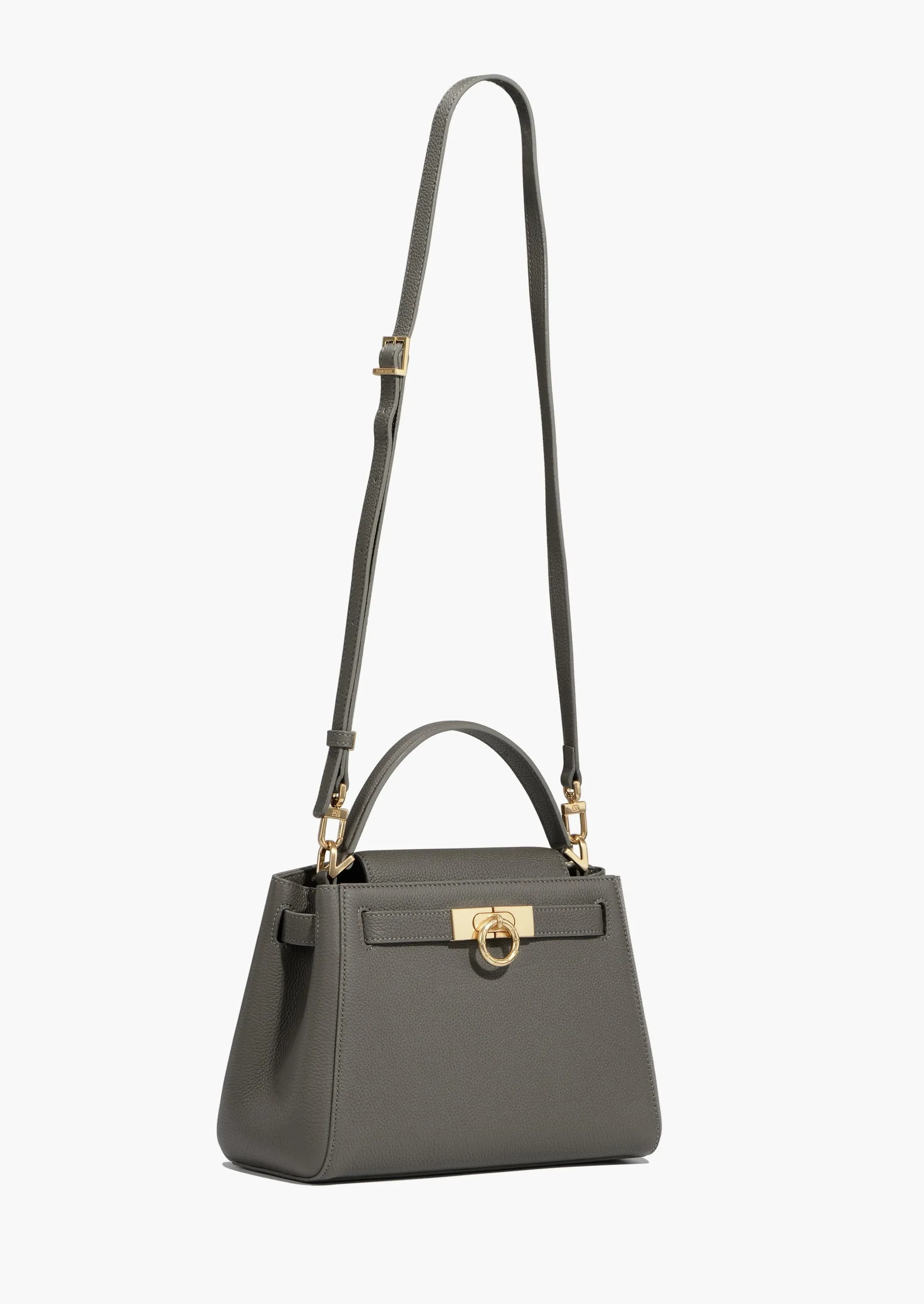 Madison Top Handle Bag - Pebbled