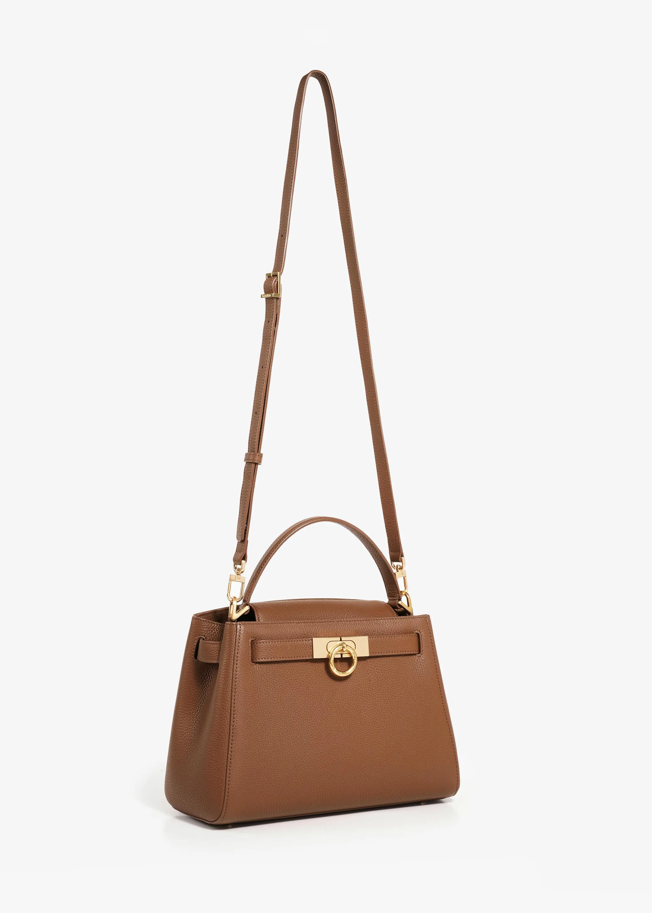 Madison Top Handle Bag - Pebbled