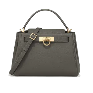 Madison Top Handle Bag - Pebbled