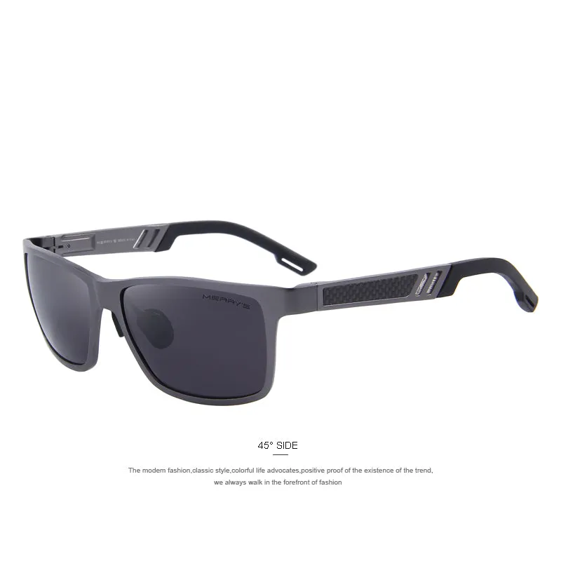 Men Polarized Rectangle Sunglass