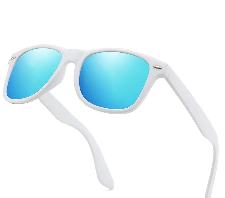 New polarized glasses, fashionable European and American sunglasses, same style retro sunglasses for men and women