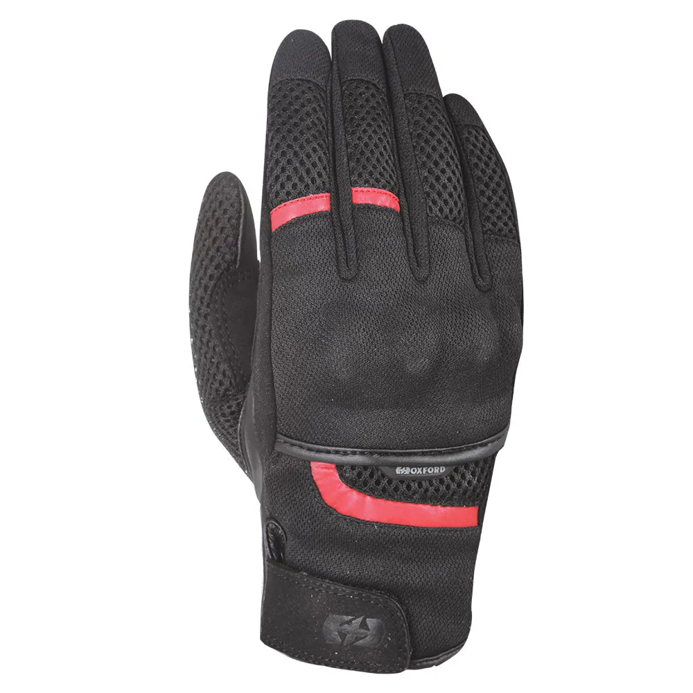 Oxford Brisbane Air Men Summer Riding Gloves Tech Black