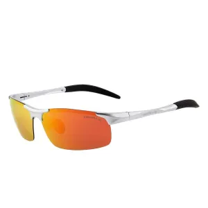 Polarized Aviation Aluminum Rimless Sunglass