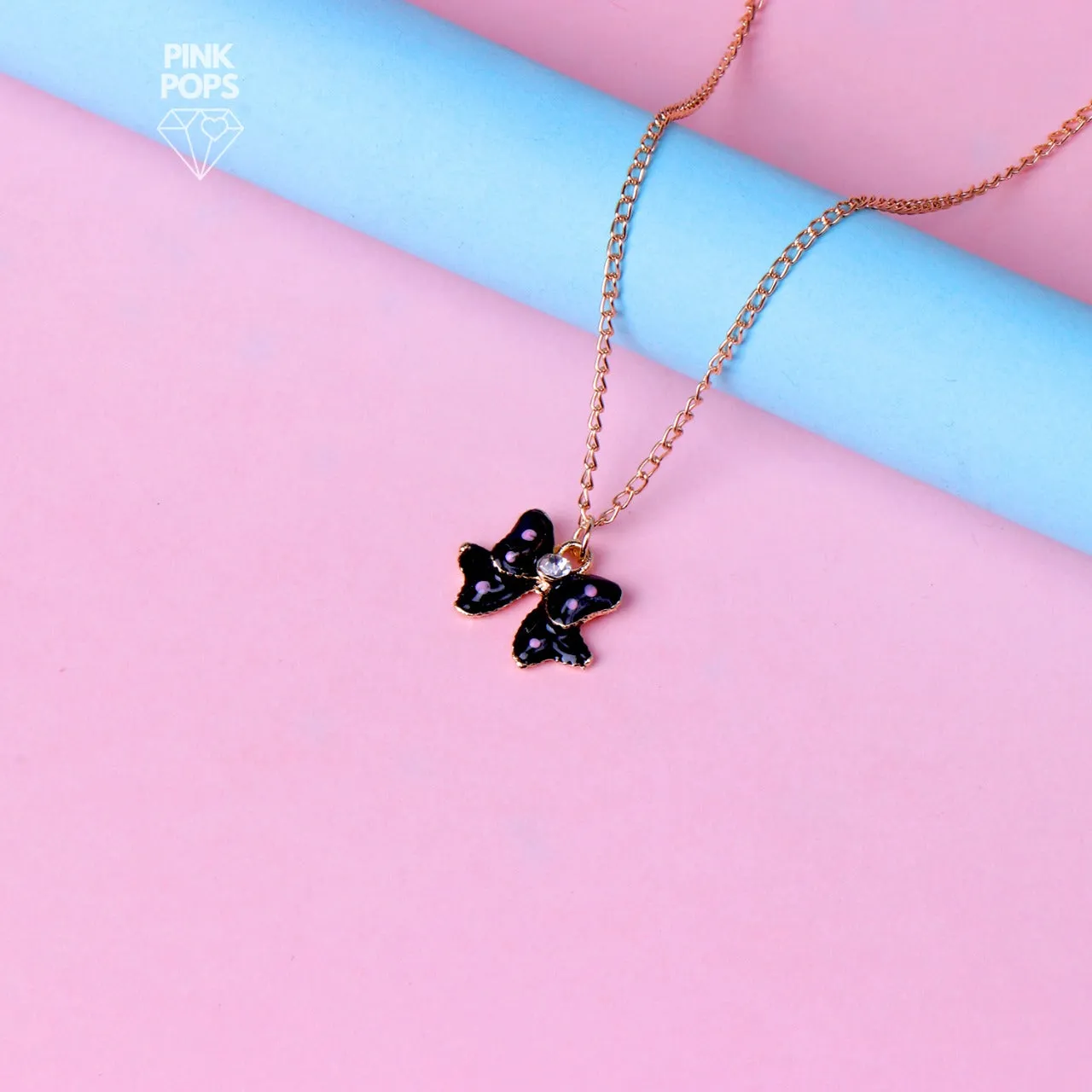 Polka Bow Pendants