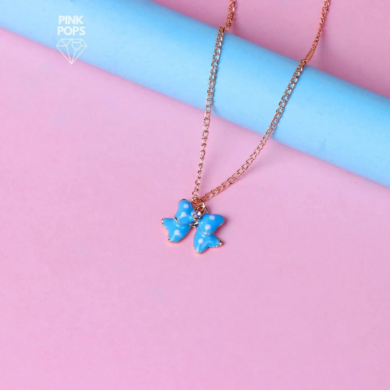 Polka Bow Pendants