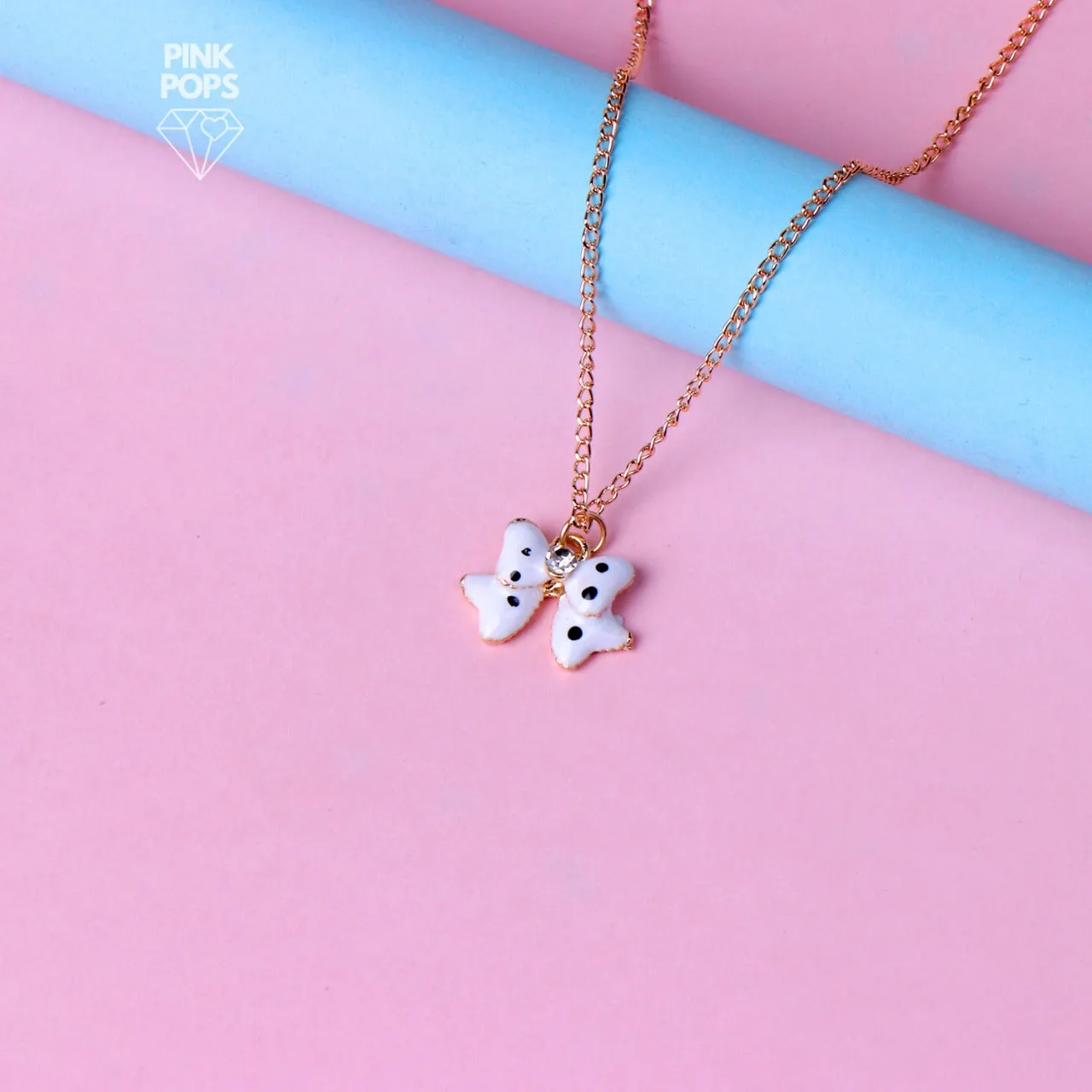 Polka Bow Pendants