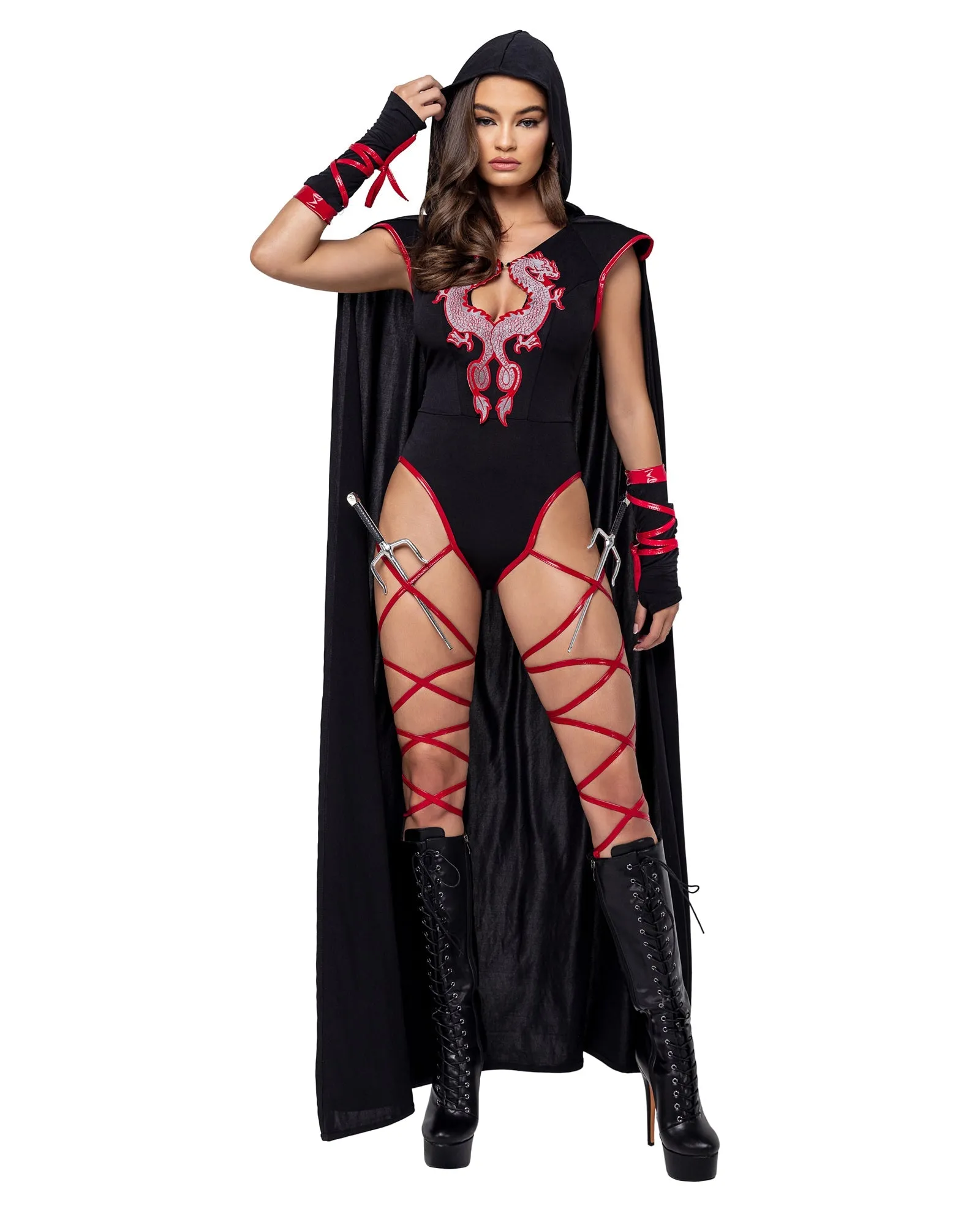 Roma 1PC Dragonfire Ninja Costume