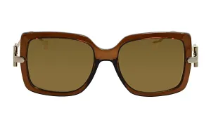 Salvatore Ferragamo Women Brown Sunglasses SF_913S_210_55mm