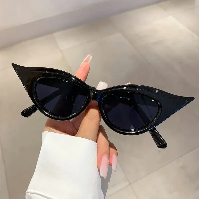 TEEK - Contrast Cat Eye Shade Sunglasses