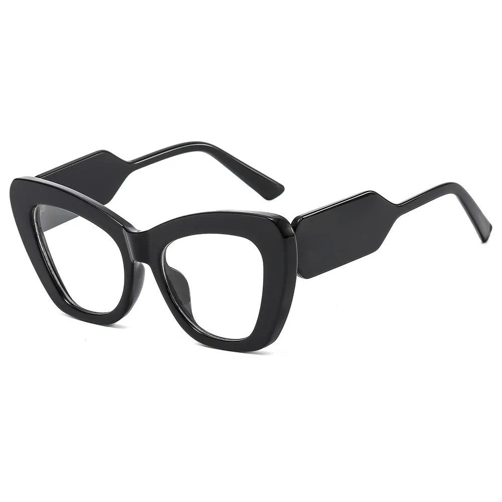 TEEK - Cross Contrast Cat Eye Sunglasses