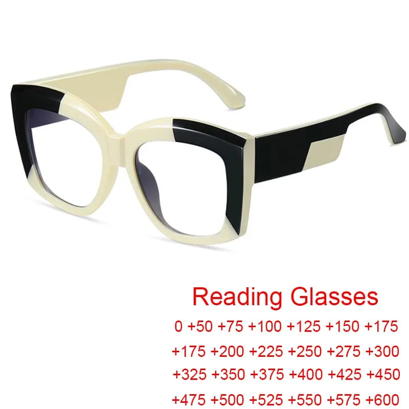 TEEK - Oversized Blue Light Blocking Reading Eyeglasses