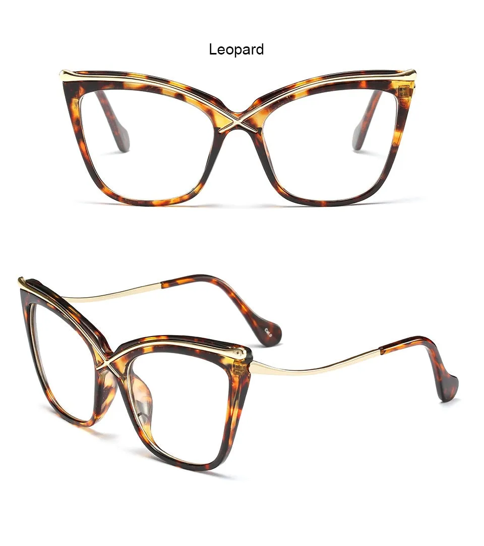 TEEK - Vintage Flower Cat Eyeglasses