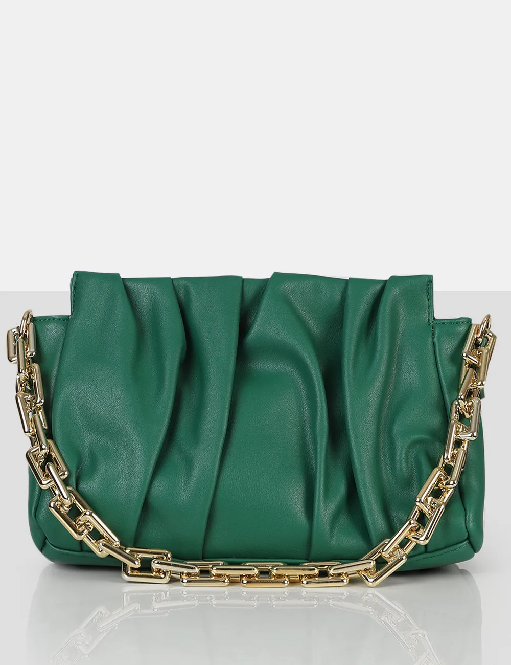 The Effia Green Chain Strap Shoulder Bag