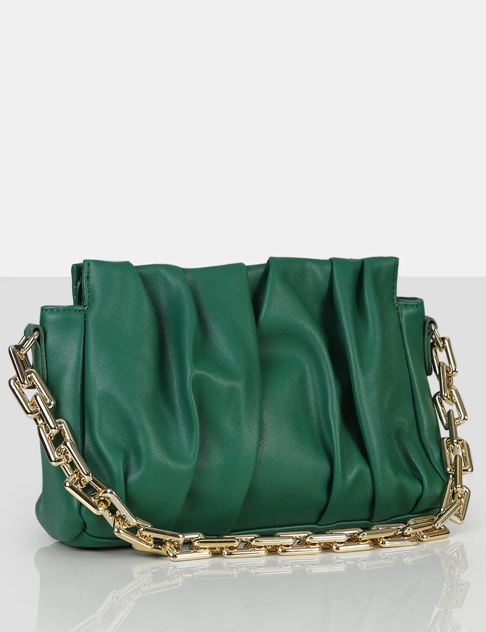 The Effia Green Chain Strap Shoulder Bag