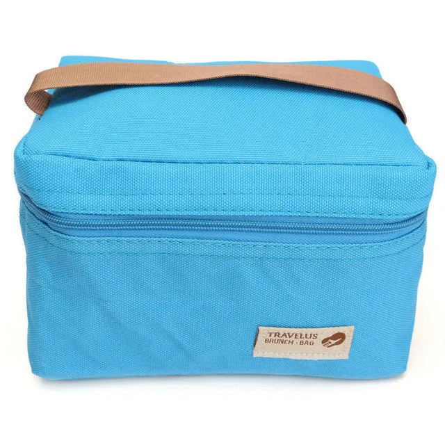 Thermal Cooler Insulated Lunch Box Storage Picnic Bag Portable Travel Tote Pouch