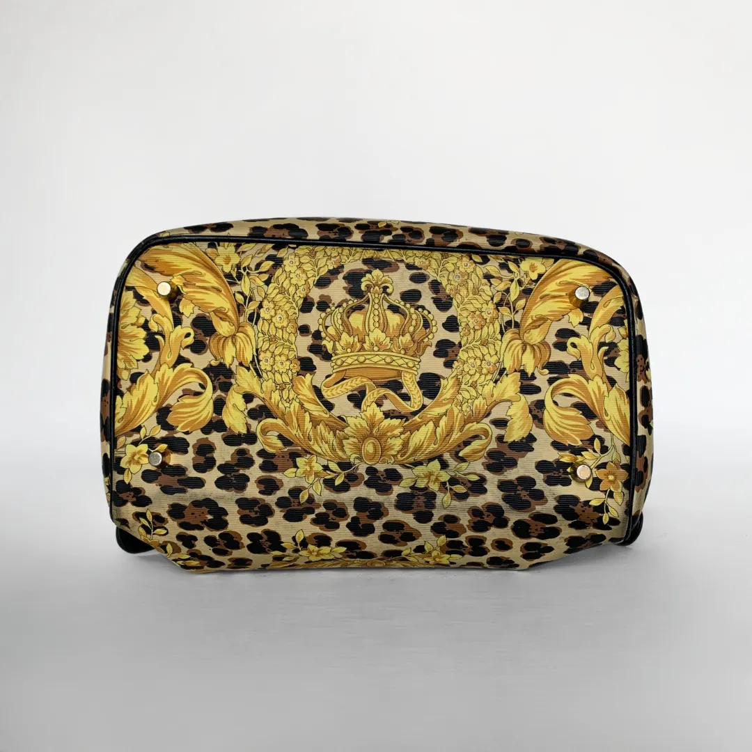 Versace Leopard Sunburst Backpack PVC